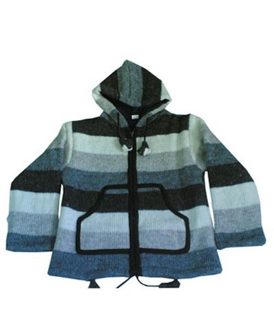 Woolen Baby Jacket [hand Knitted], [fleece Lined]
