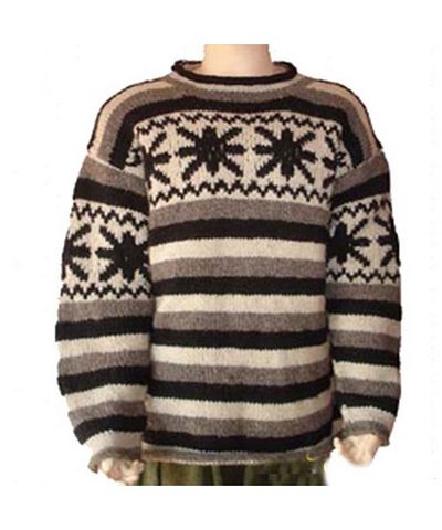 Woolen Sweater [pullover], [hand Knitted]