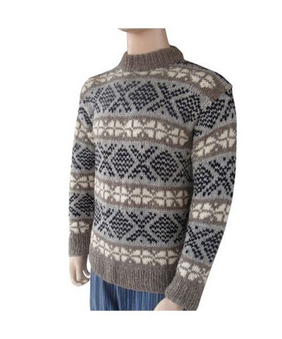 Woolen Sweater [pullover], [hand Knitted]