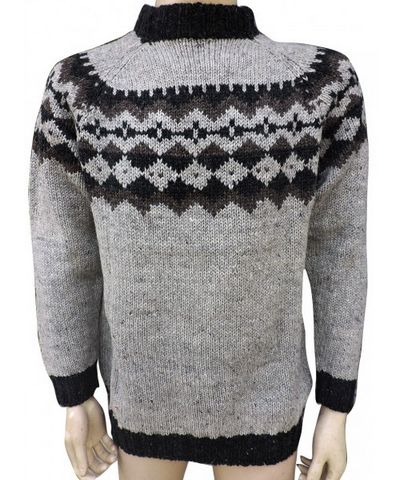 Woolen Sweater [pullover], [hand Knitted]