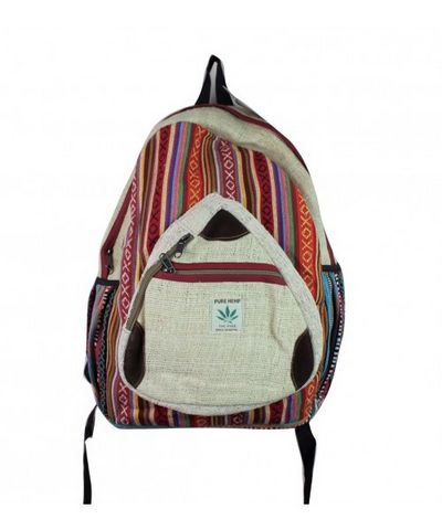 Natural Hemp Backpack Bag