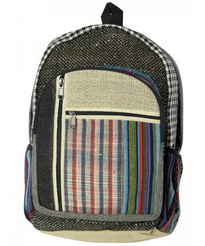 Natural Hemp Backpack Bag