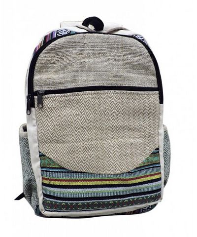 Natural Hemp Backpack Bag