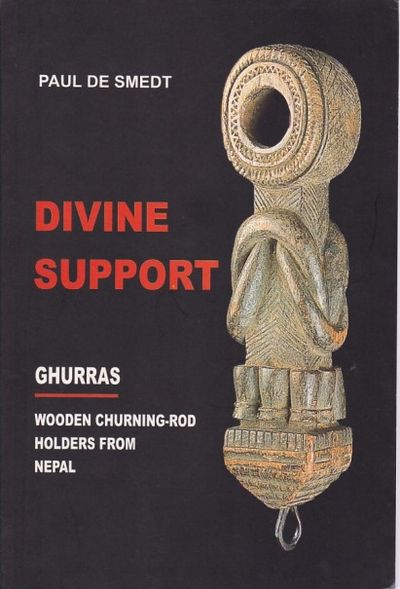 Divine Support Ghurras Wooden Churning-rod Holders From Nepal