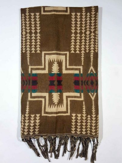 Dhaka Shawl, Multicolor Durable Acrylic Shawl With Various Patterns