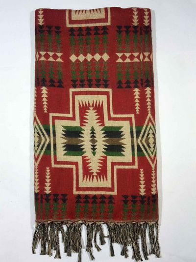 Dhaka Shawl, Multicolor Durable Acrylic Shawl With Various Patterns