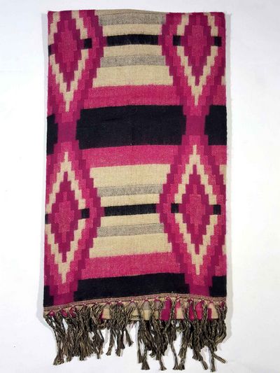 Dhaka Shawl, Multicolor Durable Acrylic Shawl With Various Patterns