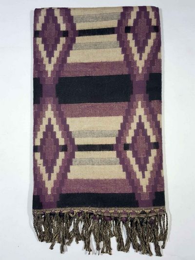 Dhaka Shawl, Multicolor Durable Acrylic Shawl With Various Patterns