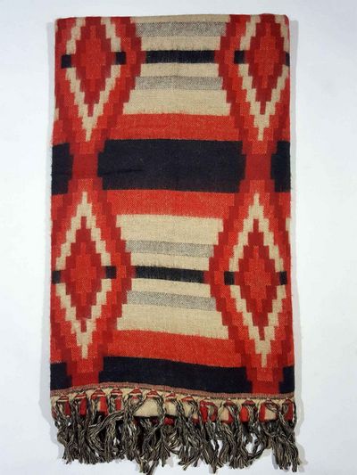 Dhaka Shawl, Multicolor Durable Acrylic Shawl With Various Patterns