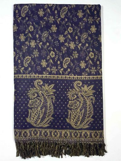Dhaka Shawl, Multicolor Durable Acrylic Shawl With Various Patterns