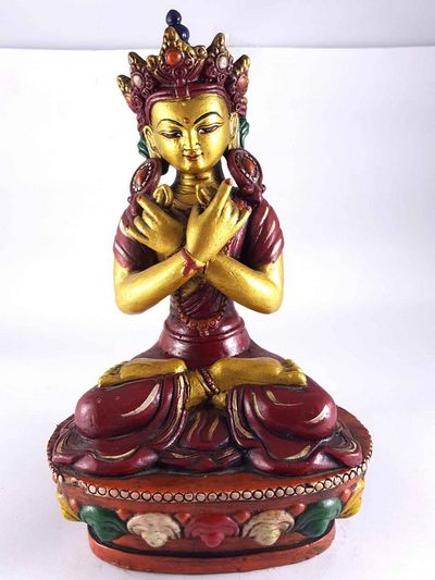 Clay Statue Of Vajradhara [made In Nepal], [handmade], [painted]