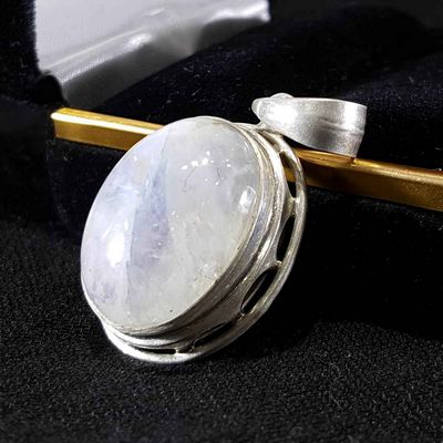 Moonstone Handmade Silver Pendant