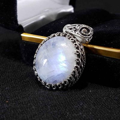 Moonstone Handmade Silver Pendant