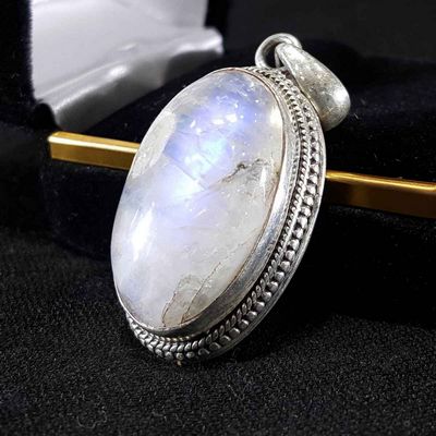 Moonstone Handmade Silver Pendant