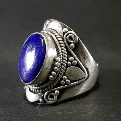 Lapis Lazuli Handmade Silver Ring