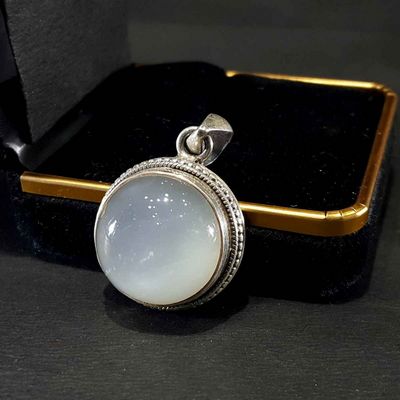 Moonstone Handmade Silver Pendant