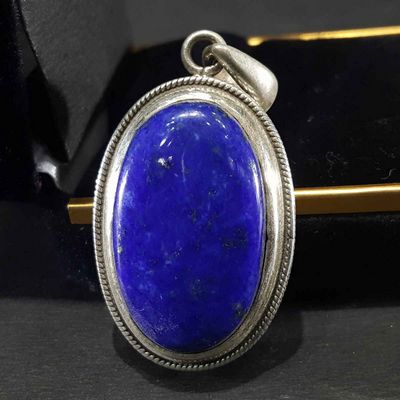 Lapis Lazuli Handmade Silver Pendant