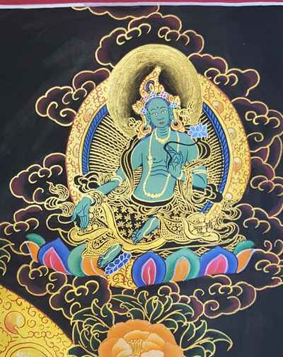 Vajrasattva With Consort, [shakti], Yab-yum Thangka [tibetan Style], [painting]