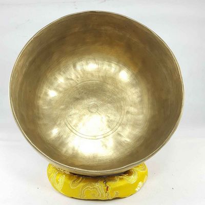 Old Hand Beaten Bronze [kopre] Singing Bowl, [ultra Lightweight], [professional Tool], [select Accessories]