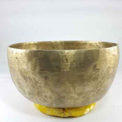 Old Hand Beaten Bronze [kopre] Singing Bowl, [ultra Lightweight], [professional Tool], [select Accessories]