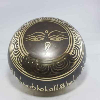 Endless Knot Design Singing Bowls [casting], [brass], [etched Designs], [select Accessories]