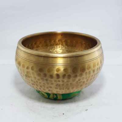 Embossed Hand Hammered Singing Bowls [casting], [brass], [select Accessories]