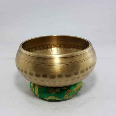 Double Dorje Embossed Hand Hammered Singing Bowls [casting], [brass], [select Accessories]