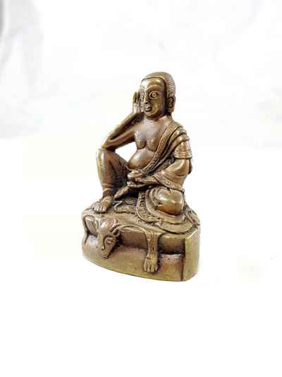 Milarespa Copper Miniature Statue [hq], [hand Detailed]