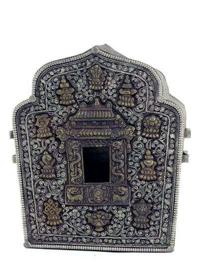 Copper Handmade Ghau [silver Plated]