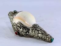 White Metal Conch Shell