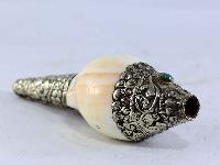 White Metal Conch Shell