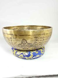 Base Chakra High Quality Singing Bowl With Tibetan Medical Man, [select Accessories]