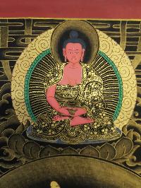 Green Tara Real Hand Painted Thanka Painting [real Gold], [hq]