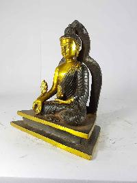 Medicine Buddha Statue [sand Casting], [black Antique]