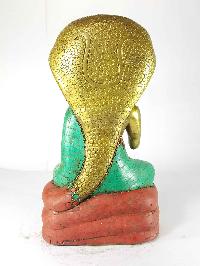 Blessing Buddha - Amoghasiddhi Buddha Statue [sand Casting], [stone Setting]