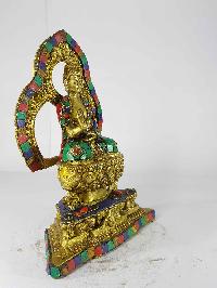 Blessing Buddha - Amoghasiddhi Buddha Statue [sand Casting]