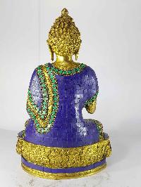 Blessing Buddha - Amoghasiddhi Buddha [sand Casting], [stone Setting]