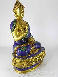 Blessing Buddha - Amoghasiddhi Buddha [sand Casting], [stone Setting]