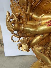 Vajravarahi - Dorje Phagmo Yogini Statue [full Gold Plated], [big Statue]