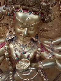 Vajravarahi - Dorje Phagmo Yogini Statue [full Gold Plated], [big Statue]