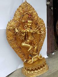 Vajravarahi - Dorje Phagmo Yogini Statue [full Gold Plated], [big Statue]
