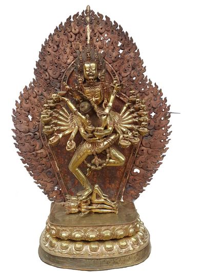 Hevajra Statue [waiting For Patina Finishing], [big Statue]
