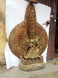 Maha Patingar, Sitatapatra, Umbrella Buddha, Dugar Statue [waiting For Patina Finishing], [big Statue]