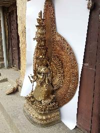 Maha Patingar, Sitatapatra, Umbrella Buddha, Dugar Statue [waiting For Patina Finishing], [big Statue]