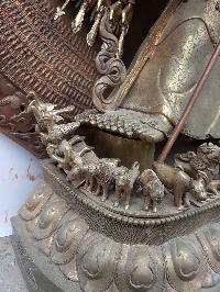 Maha Patingar, Sitatapatra, Umbrella Buddha, Dugar Statue [waiting For Patina Finishing], [big Statue]