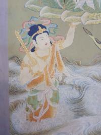 Old Thangka Of Japanese Guanyin [chundi], [chenrezig], [real Gold], [cundi, Chandi]