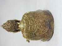 [rare Find] Statue Of Sitting Dipankar Buddha [bronze Finishing], [remakable]