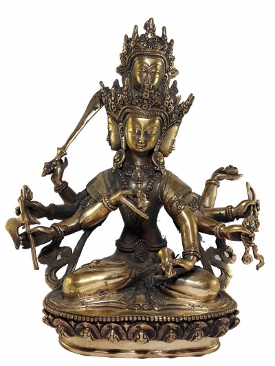 Statue Of Maha Vajrasattva [waiting For Patina Finishing]