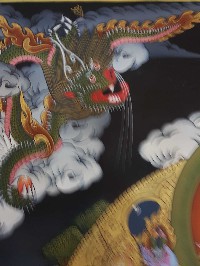 Tibetan Thangka Of Guhyasamaja High Quality Real Gold And Tibetan Colors