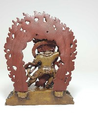 Vajrapani [chana Dorje] Statue Oxidized